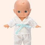 minikane poupee mini pancha zebulon avec tenue judo pieds nus