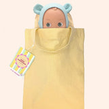 minikane poupee mini pancha zebulon avec tenue souris dans tote bag