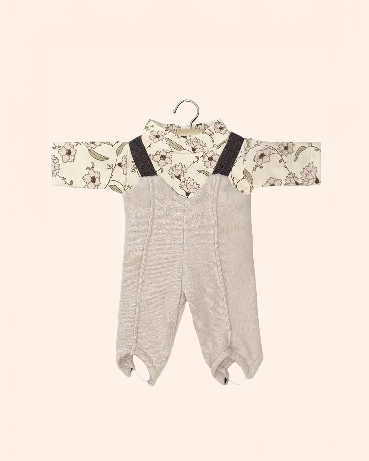 minikane vetements poupees gordis tout schuss ensemble nathalie sous pull en jersey janelle et son fuseau lin aplat 2
