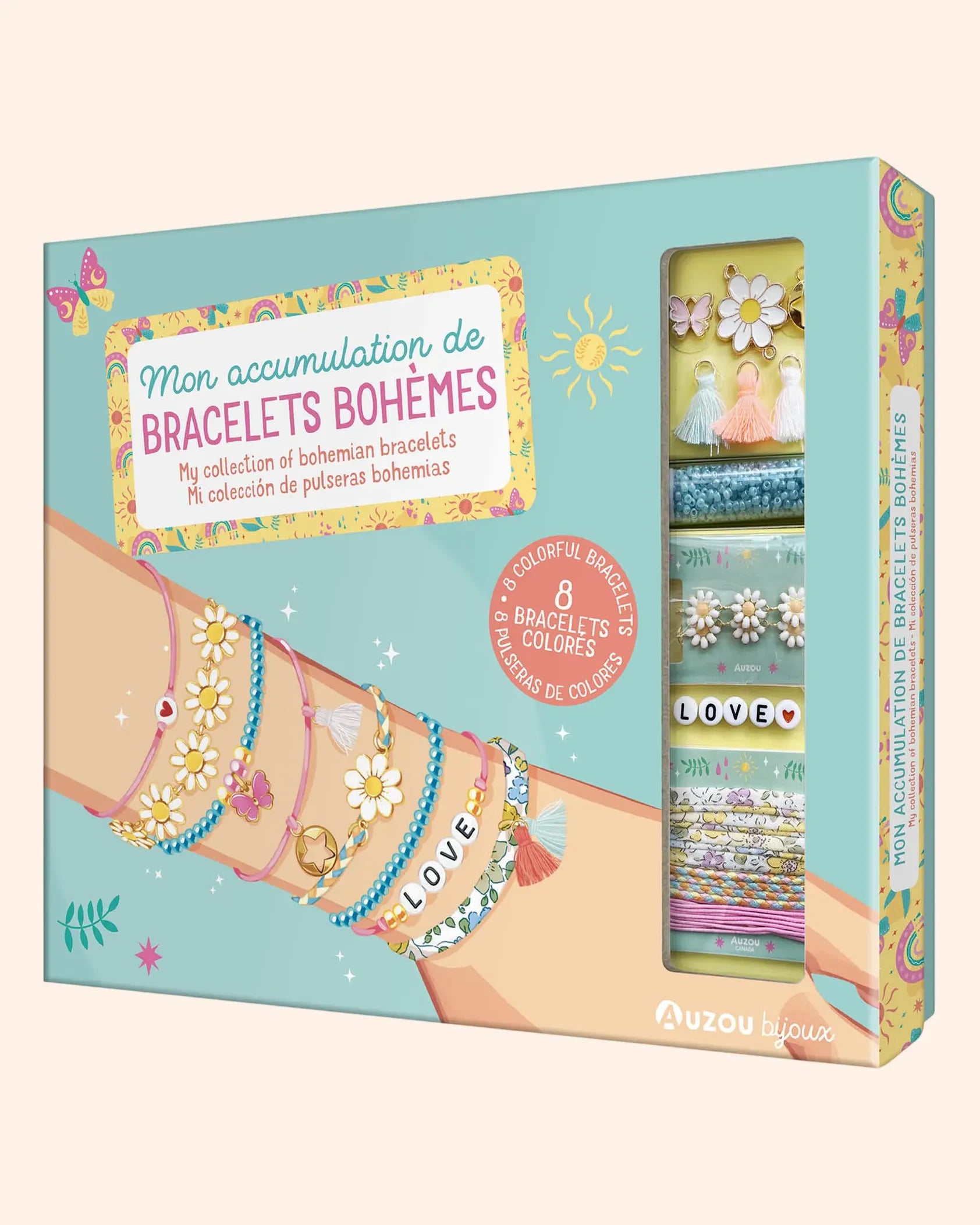 mon accumulation de bracelets bohemes   auzou 1