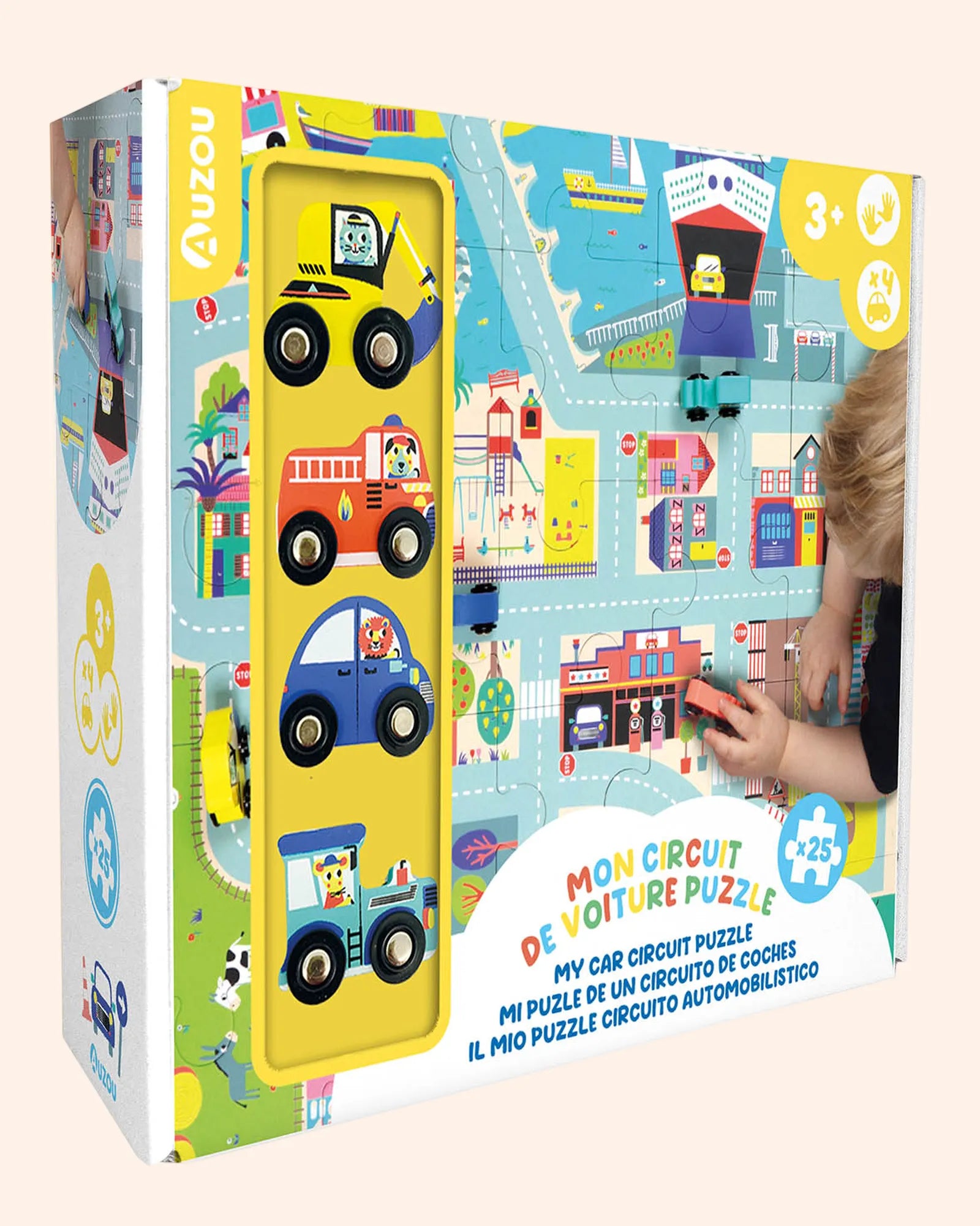 mon circuit de voiture puzzle   auzou 1