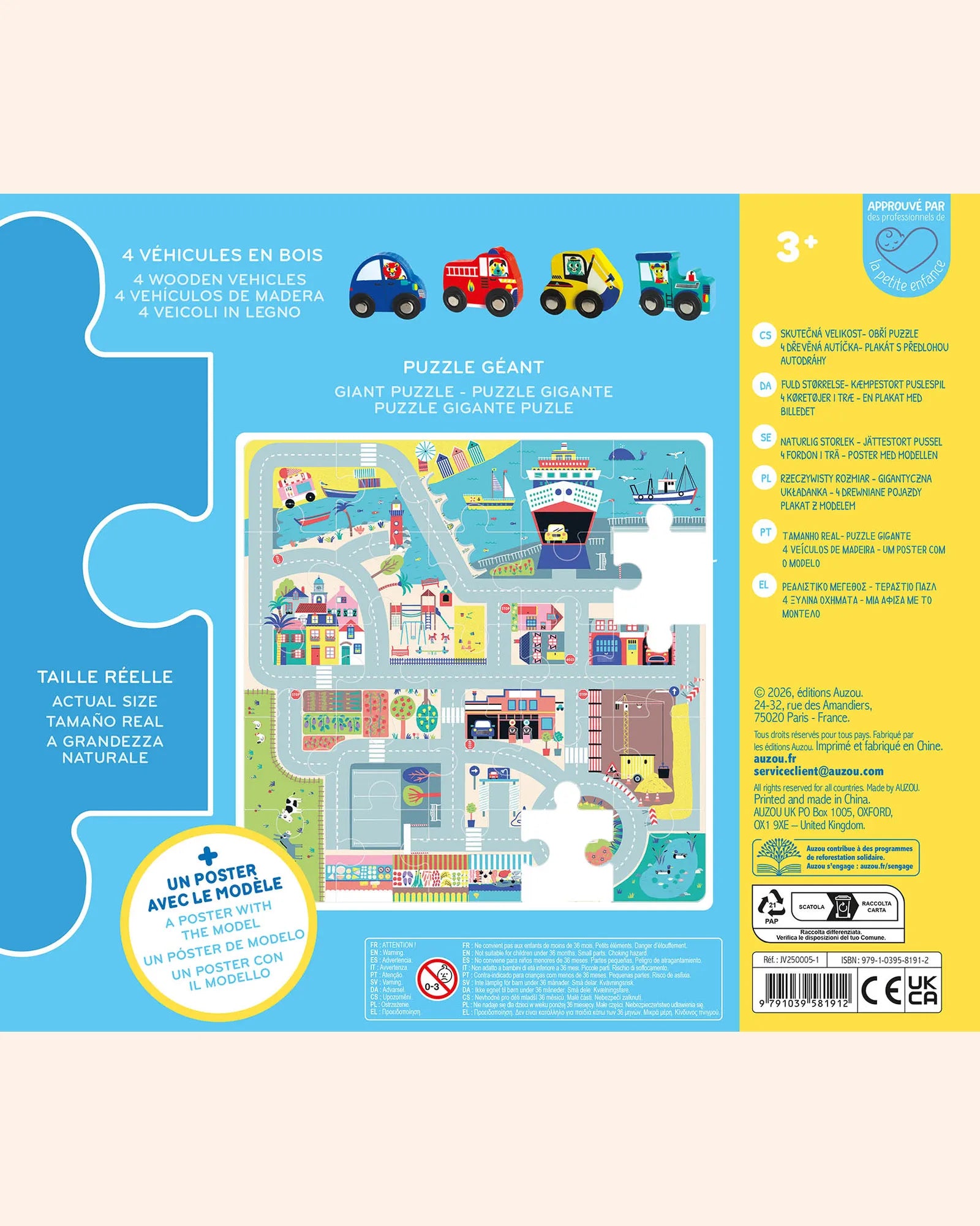 mon circuit de voiture puzzle   auzou 5