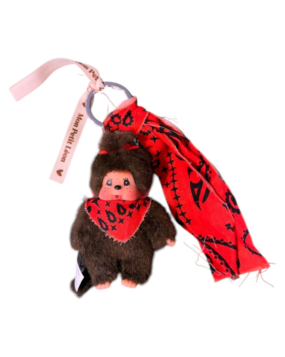 mon petit leon porte cle kiki bandana rouge