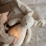 moonie lapin nature bio avec sons lumieres blanc polaire moonie 418294 OC