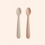 mushie  baby spoon  blushshifting sand mushie OA