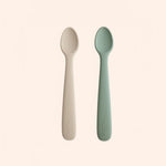mushie  baby spoon  cambridge blueshifting sand mushie OA