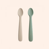 mushie  baby spoon  cambridge blueshifting sand mushie OA