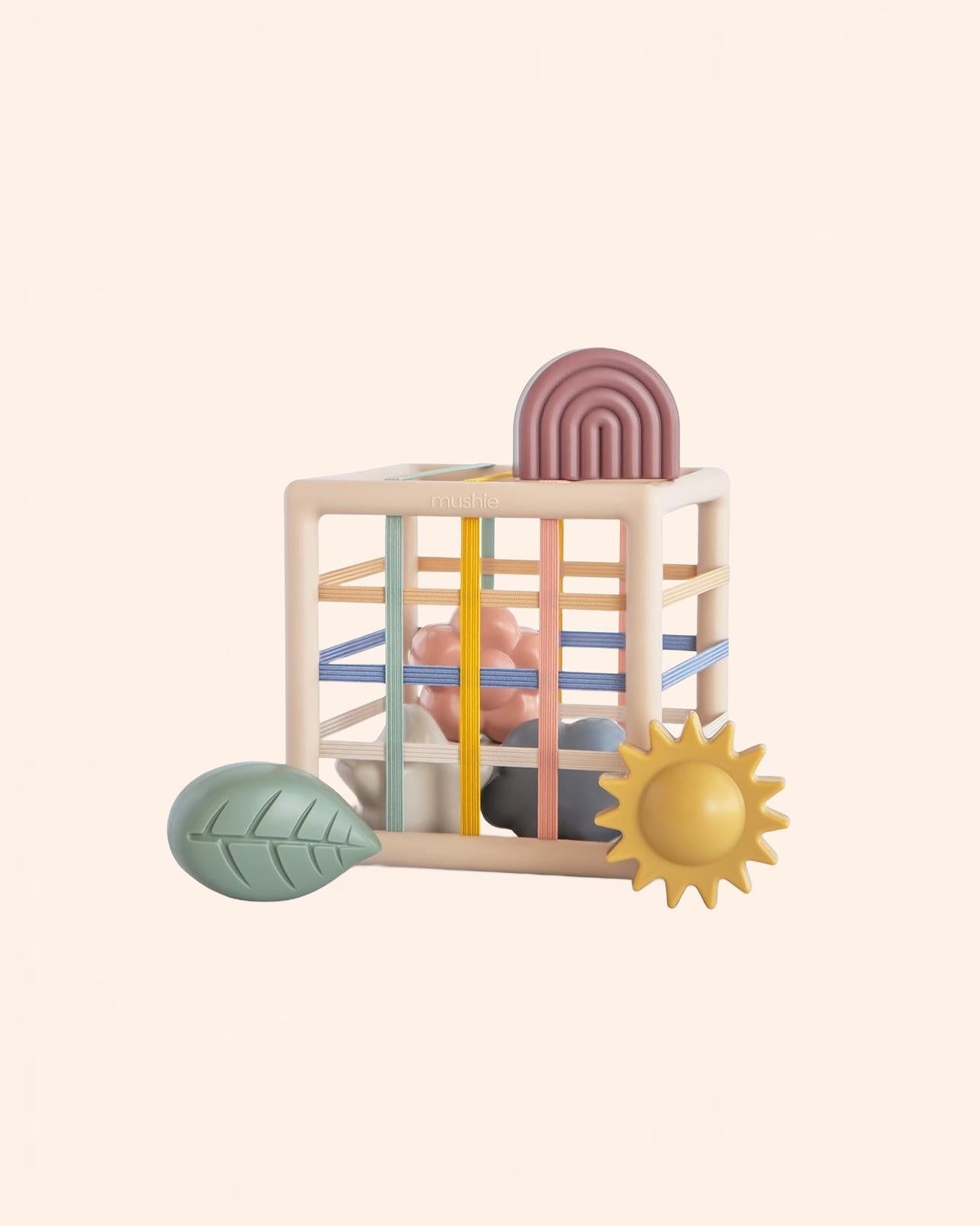 mushie  elastic shape sorter
