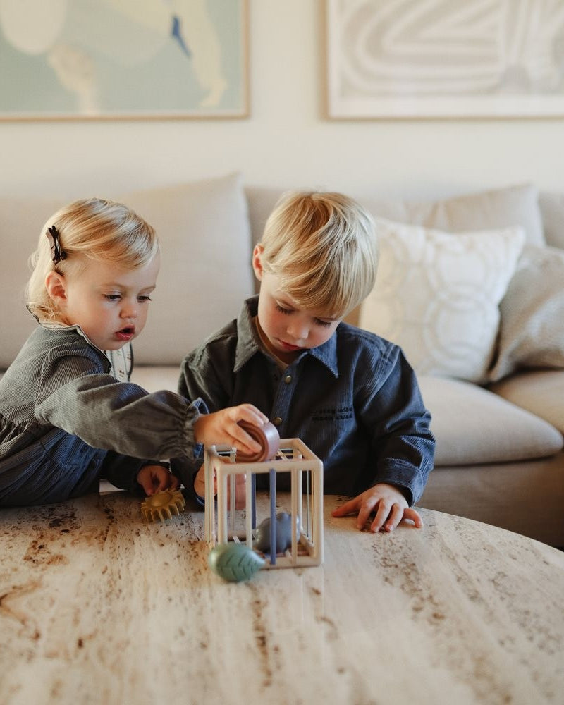mushie  elastic shape sorter