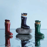 paddywax wellington boot matches holder candles one size navy blue acc33eu 37361539285159