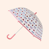 parapluie enfant fleurs et c urs roses   le petit souk 1