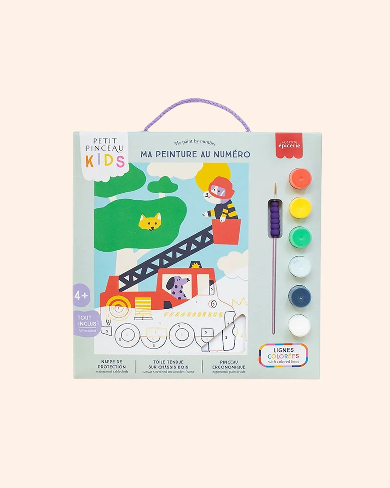 petit pinceau kids wouf   la petite epicerie   pompiers girly funny 1