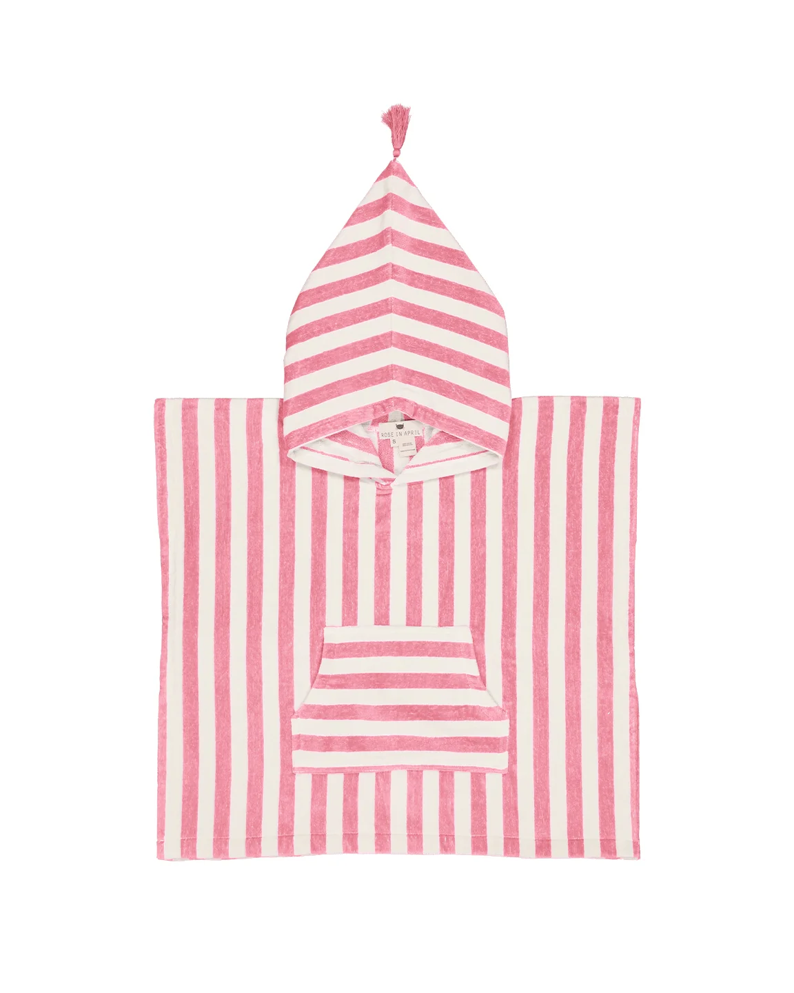 poncho de bain suzon corail