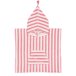 poncho de bain suzon corail