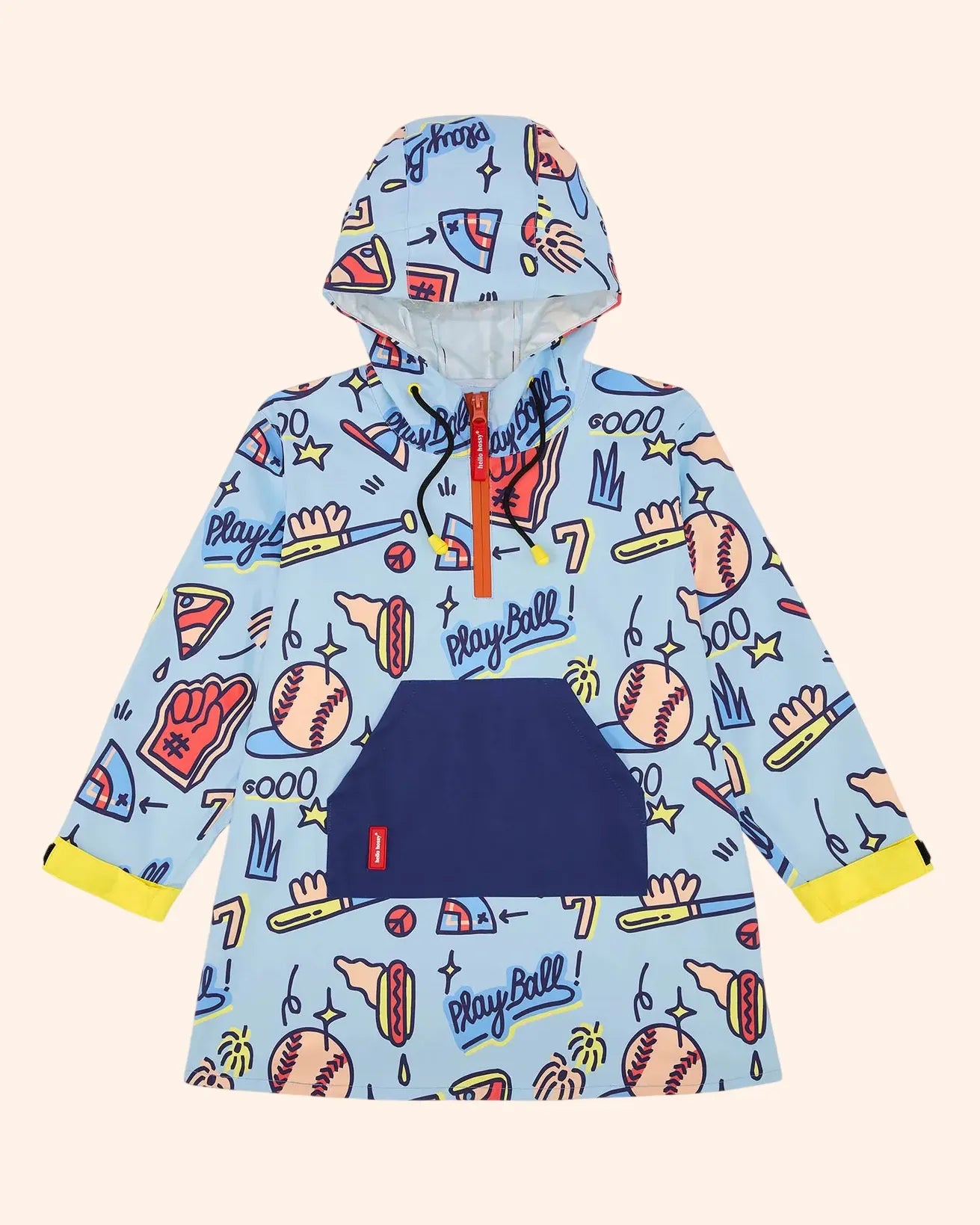 poncho de pluie baseball game   hello hossy 1