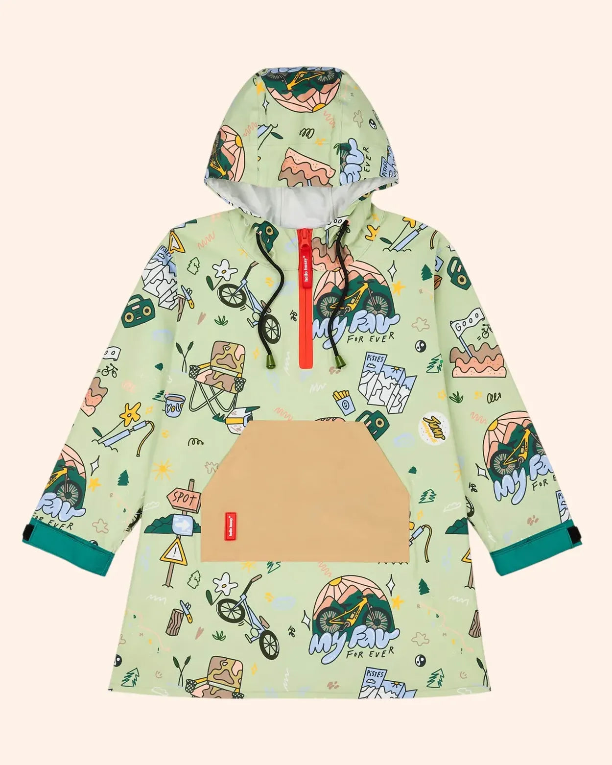 poncho de pluie mountain ride   hello hossy 1