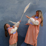 poncho poule party long sunrise vue cote femme fille 2 2