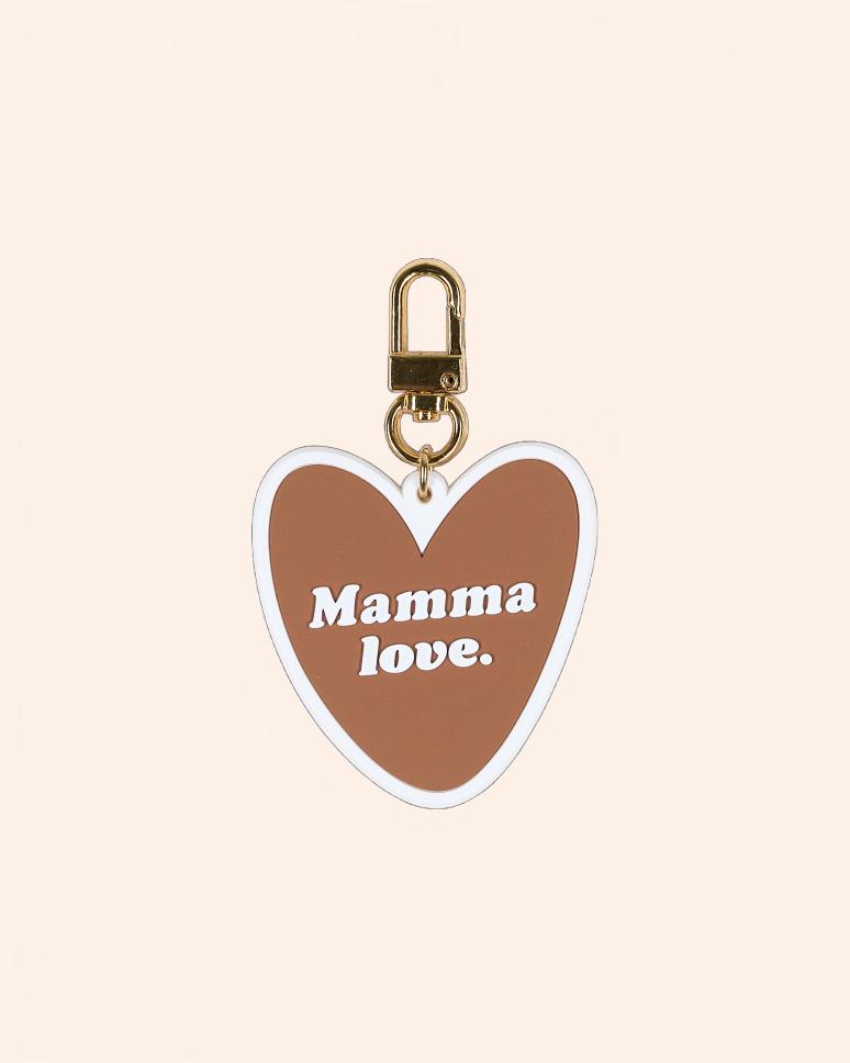 porte cles coeur mamma love