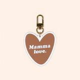 porte cles coeur mamma love