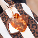 porte cles miroir leopard maman 4