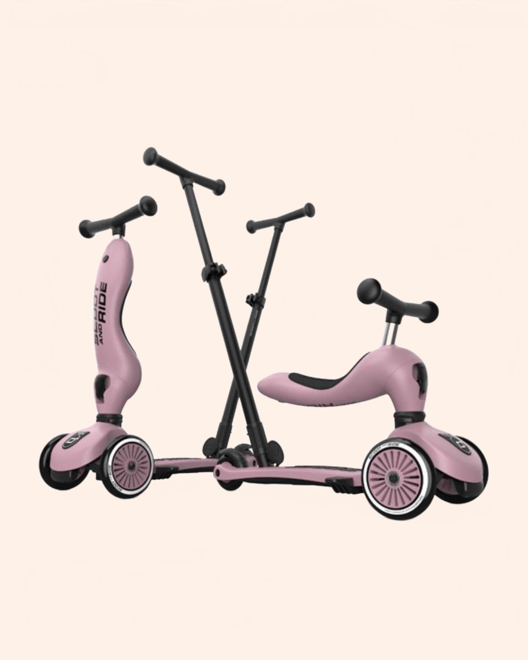 porteur evolutif en trottinette highwaykick 1 pushgo wildberry scoot ride 420189 OA