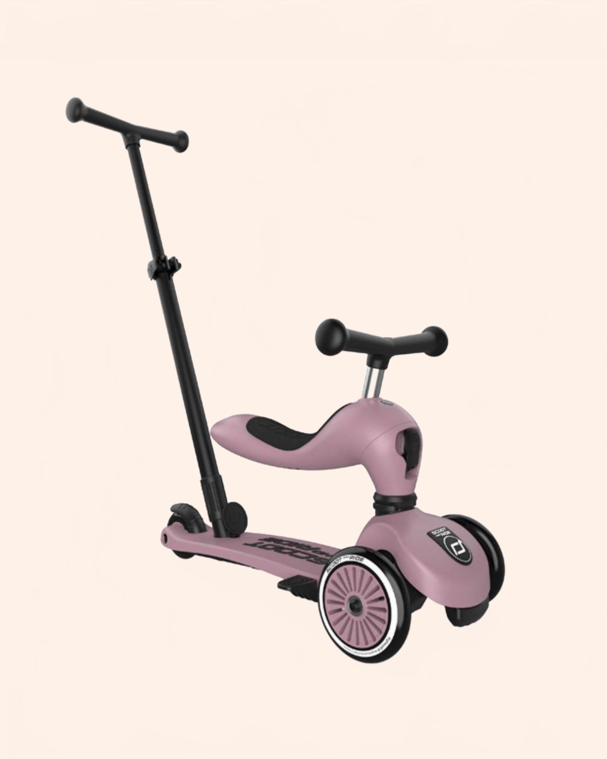 porteur evolutif en trottinette highwaykick 1 pushgo wildberry scoot ride 420189 OC