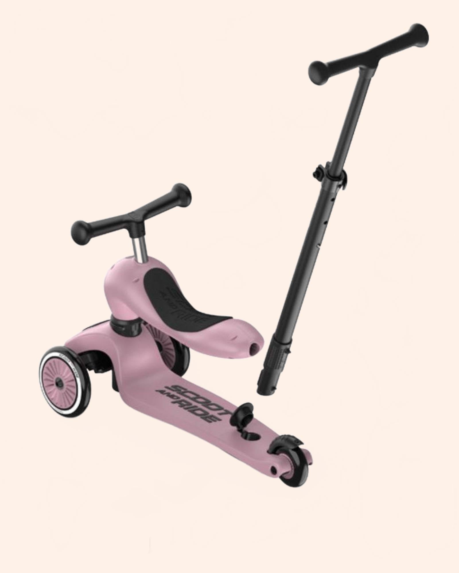 porteur evolutif en trottinette highwaykick 1 pushgo wildberry scoot ride 420189 OE