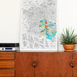 poster carte france omy coloriage mur deco interieur