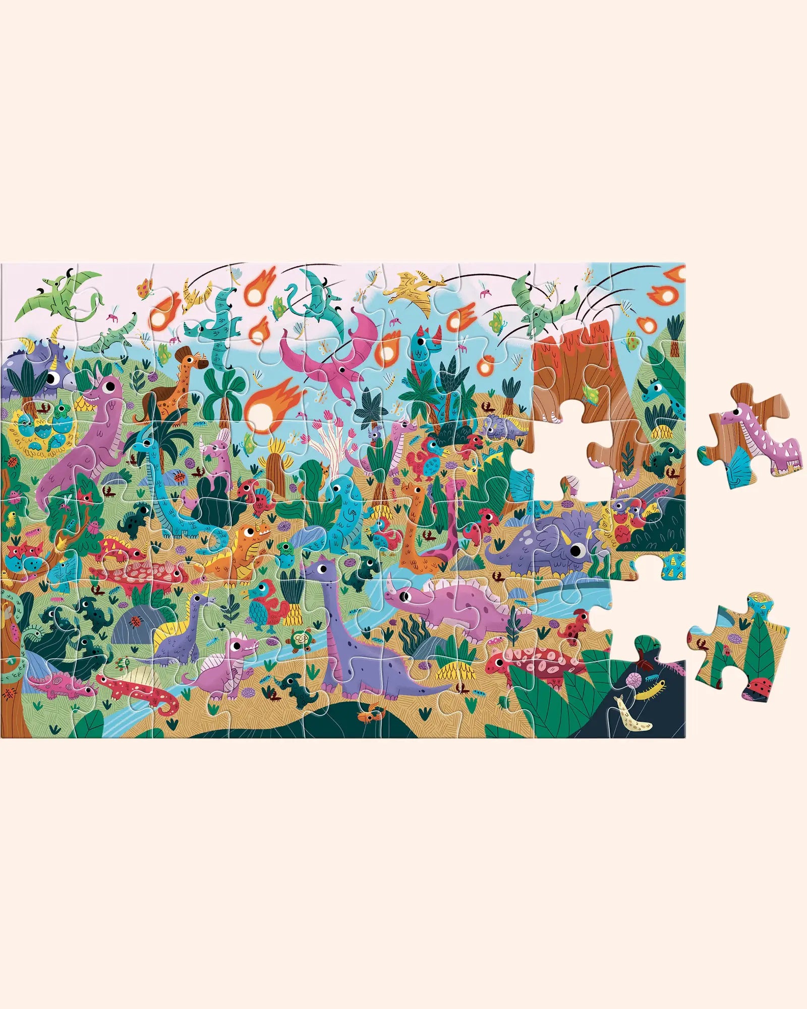 puzzle cherche et trouve   dinosaures   auzou 2