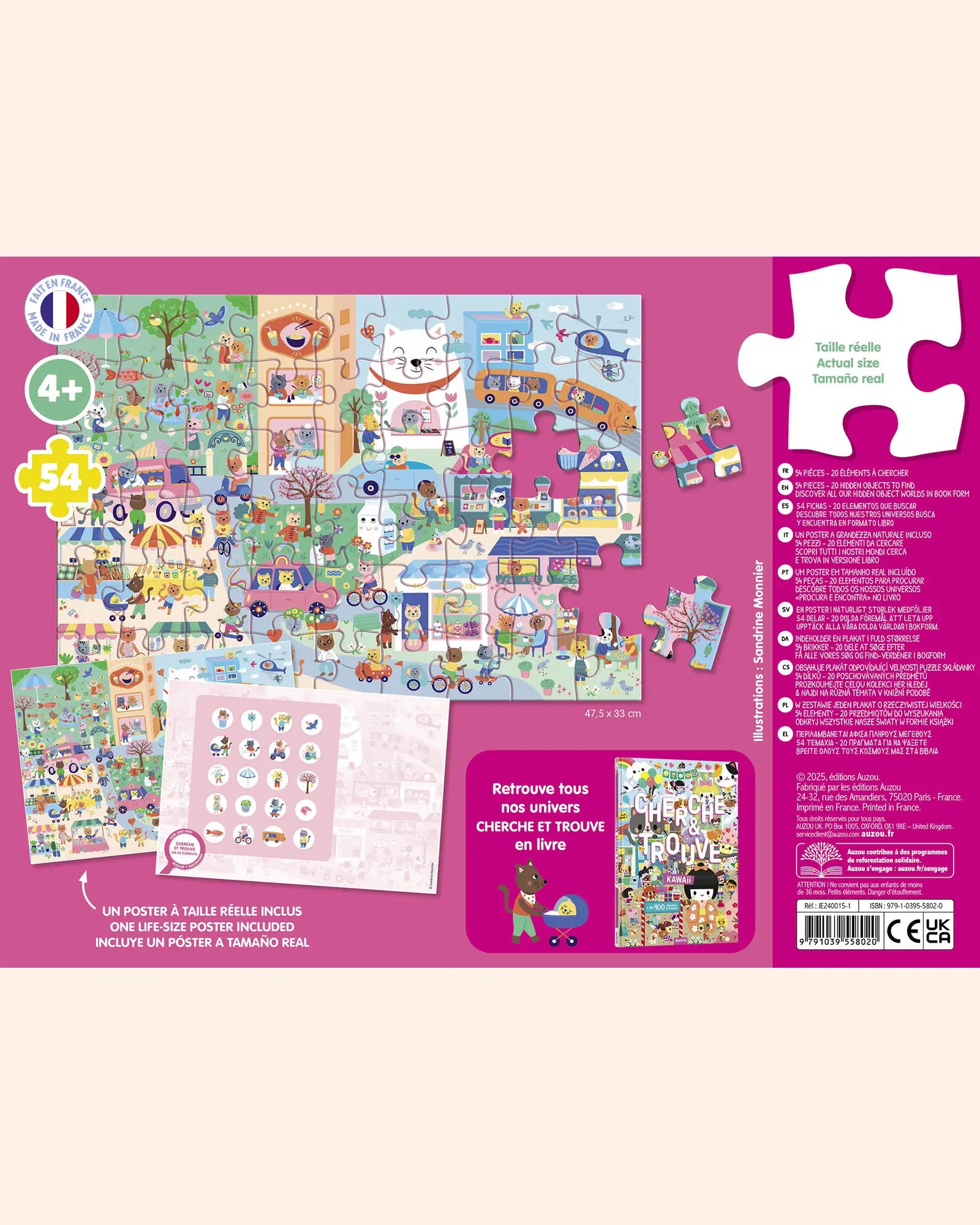 puzzle cherche et trouve   kawai   auzou 4