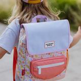 sac a dos enfants classeur A4 imprime fleurs format carre hello hossy