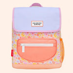 sac a dos maternelle enfants imprime fleurs format carre hello hossy