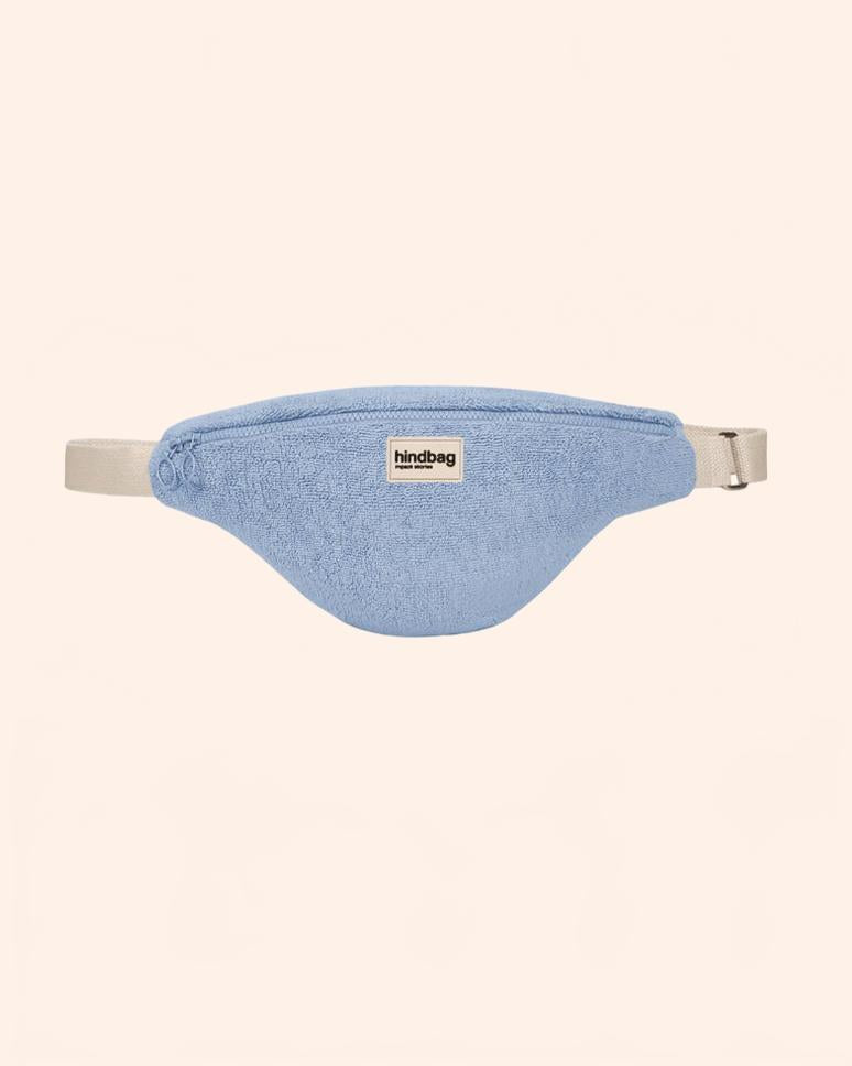 sac banane olivia eponge 32 cm bleu nuage
