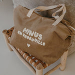 sac xl velours beige minus