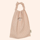 serviette cantine gaze de coton et eponge   atelier wagram   beige et coeurs blancs leopard damier raye leopard clair rose 5