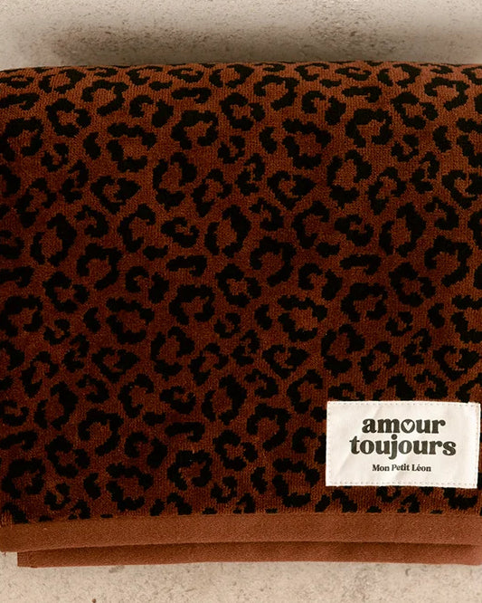 serviette de bain leopard amour toujours 3 12ff5d41 7fe1 4c29 8ba9 443a036daea6