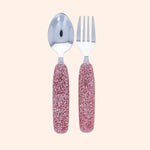 set couverts glitter rose   le petit souk 3