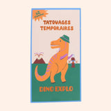 set de 2 planches de tatouages dinosaures   le petit souk 1