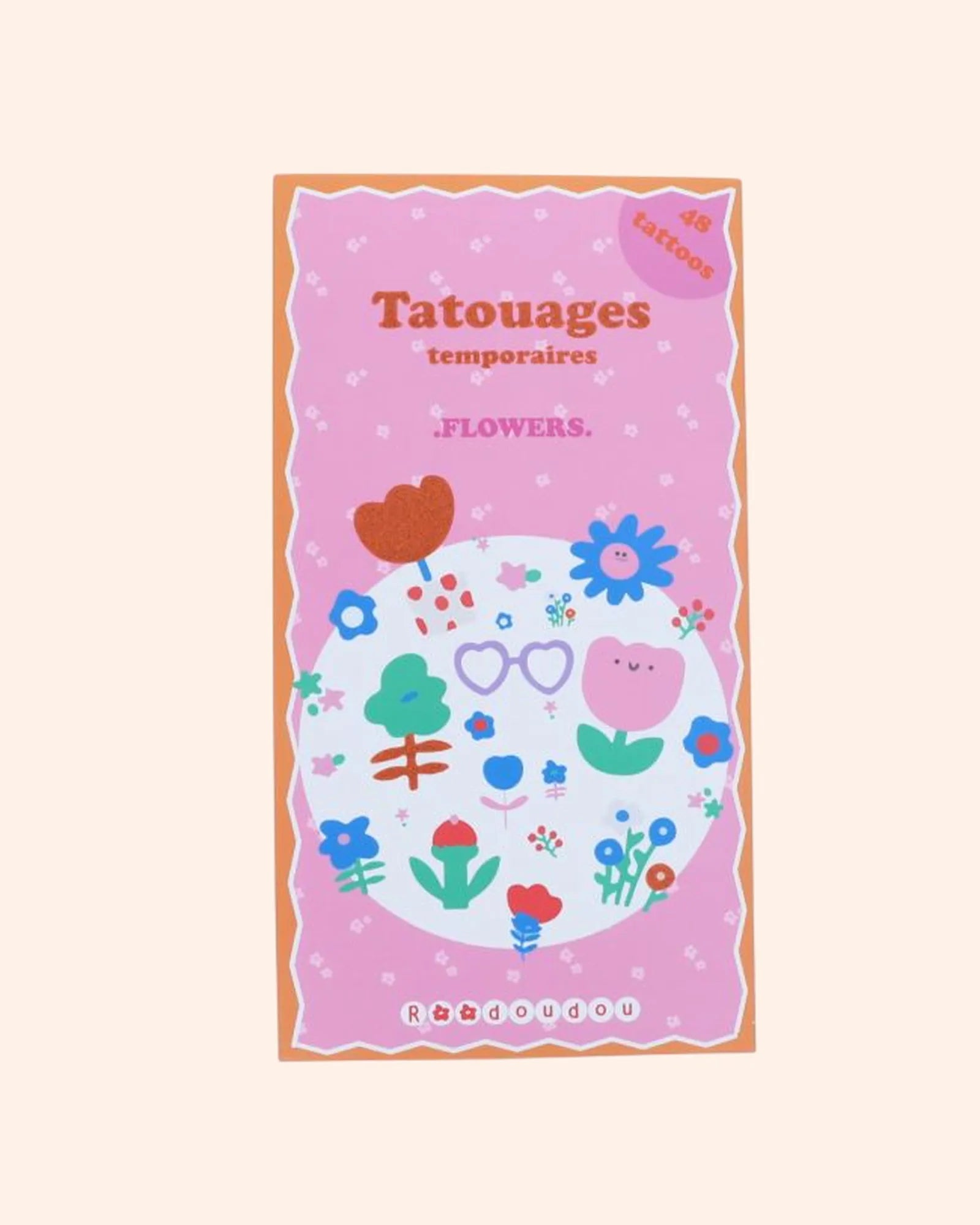 set de 2 planches de tatouages temporaires fleurs   le petit souk 1
