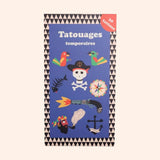 set de 2 planches de tatouages temporaires pirate   le petit souk 1