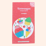 set de 2 planches de tatouages temporaires yummy   le petit souk 1