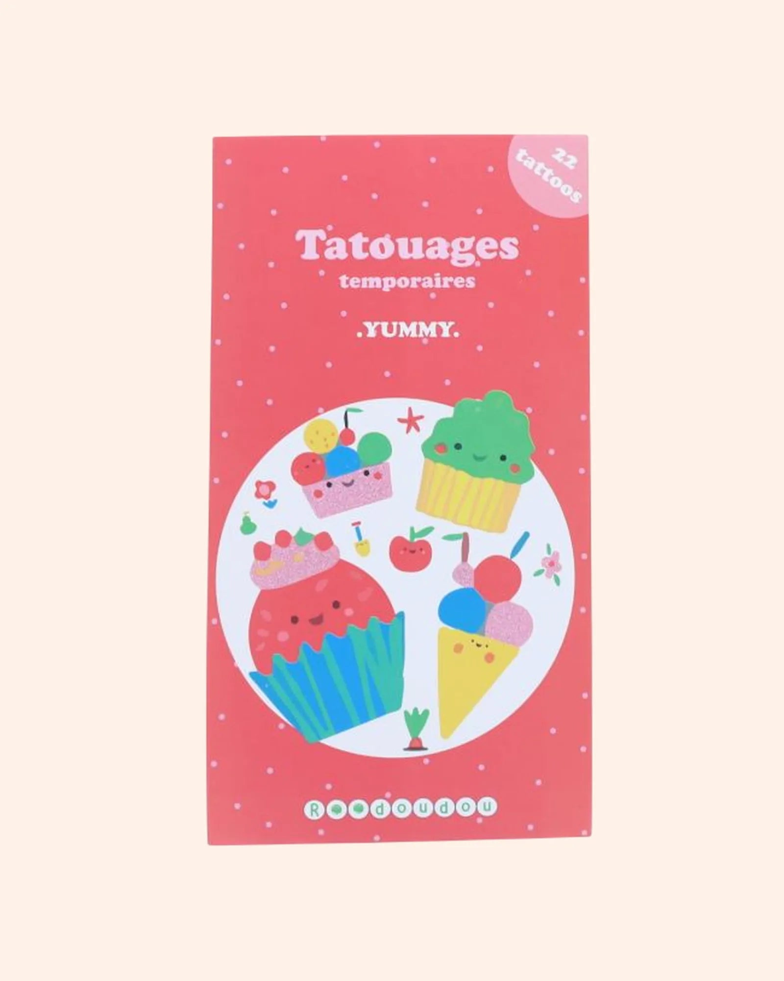 set de 2 planches de tatouages temporaires yummy   le petit souk 1