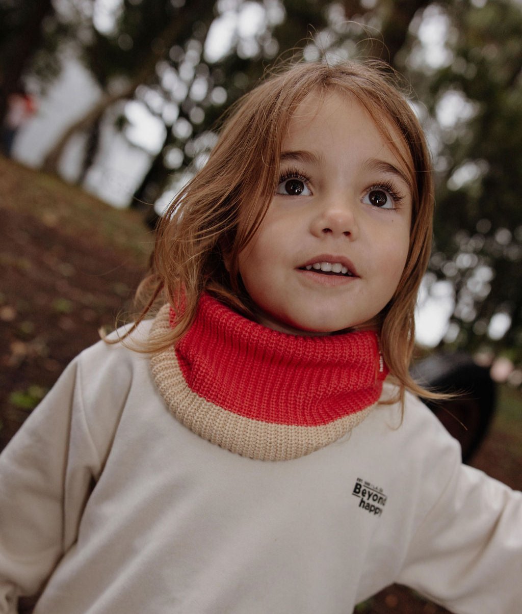 snood cocoon framboise enfants bebes cool kids only hello hossy 476704