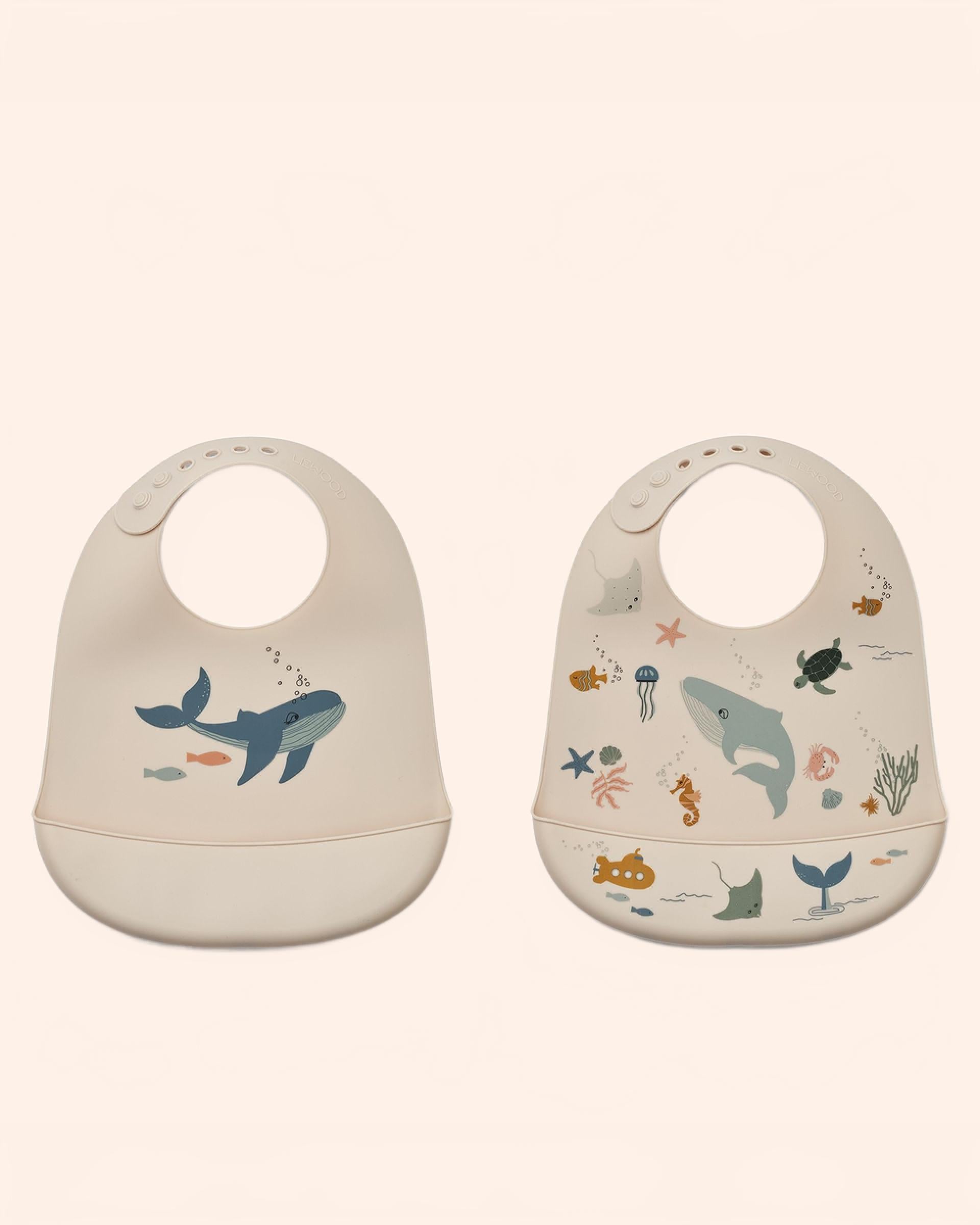 tilda printed bib 2 pack liewood 389788 OA