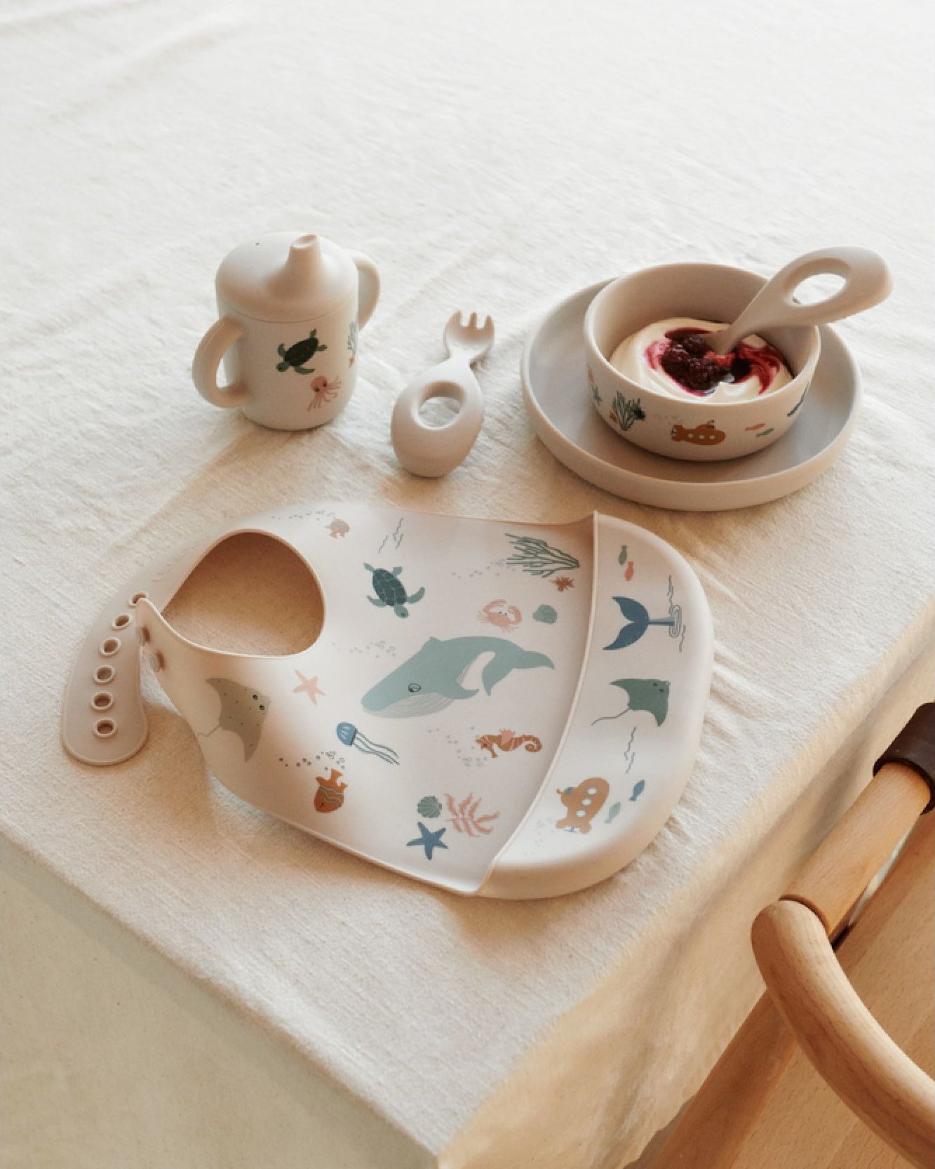 tilda printed bib 2 pack liewood 389788 OC
