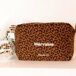 trousse coton leopard marron marraine 1