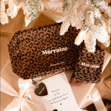 trousse coton leopard marron marraine 2