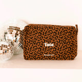 trousse coton leopard marron tata 1
