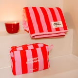 trousse de toilette rayures rose rouge amour toujours 4