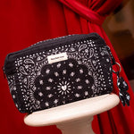 trousse matelassee bandana noir 1